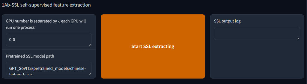 1Ab-SSL self-supervised feature extraction